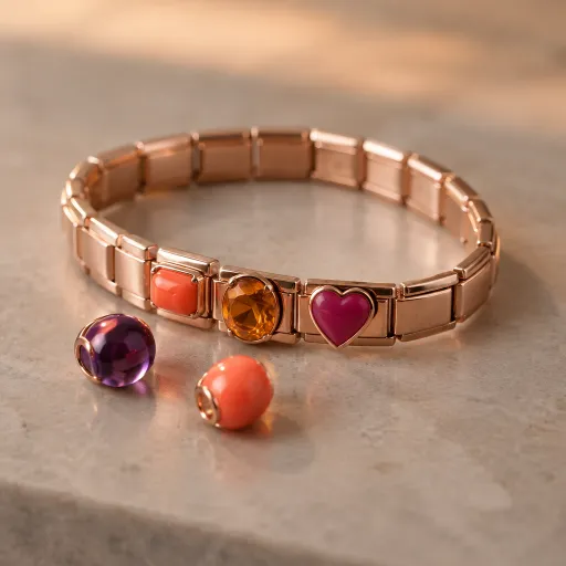 L’art du charms italian charm bracelet : le luxe personnalisable au poignet