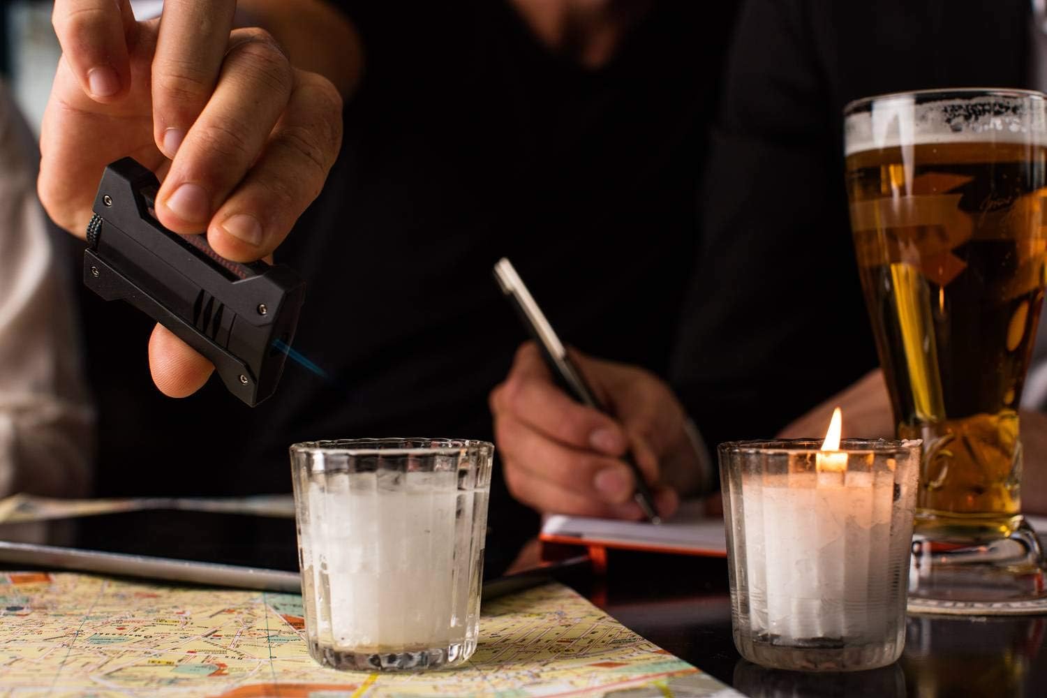 Briquet S.T - Dupont Defi Extreme – Noir mat