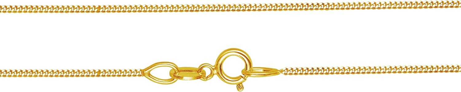 Collier Femmes en Or Blanc-Or Jaune 9 carat 375 Pendentif Pierre Précieuse Poire Aigue-Marine, Améthyste, Topaza, Saphir, Rubis, Emeraude Chaîne 45 cm avec Boîte à Bijoux Or jaune Émeraude