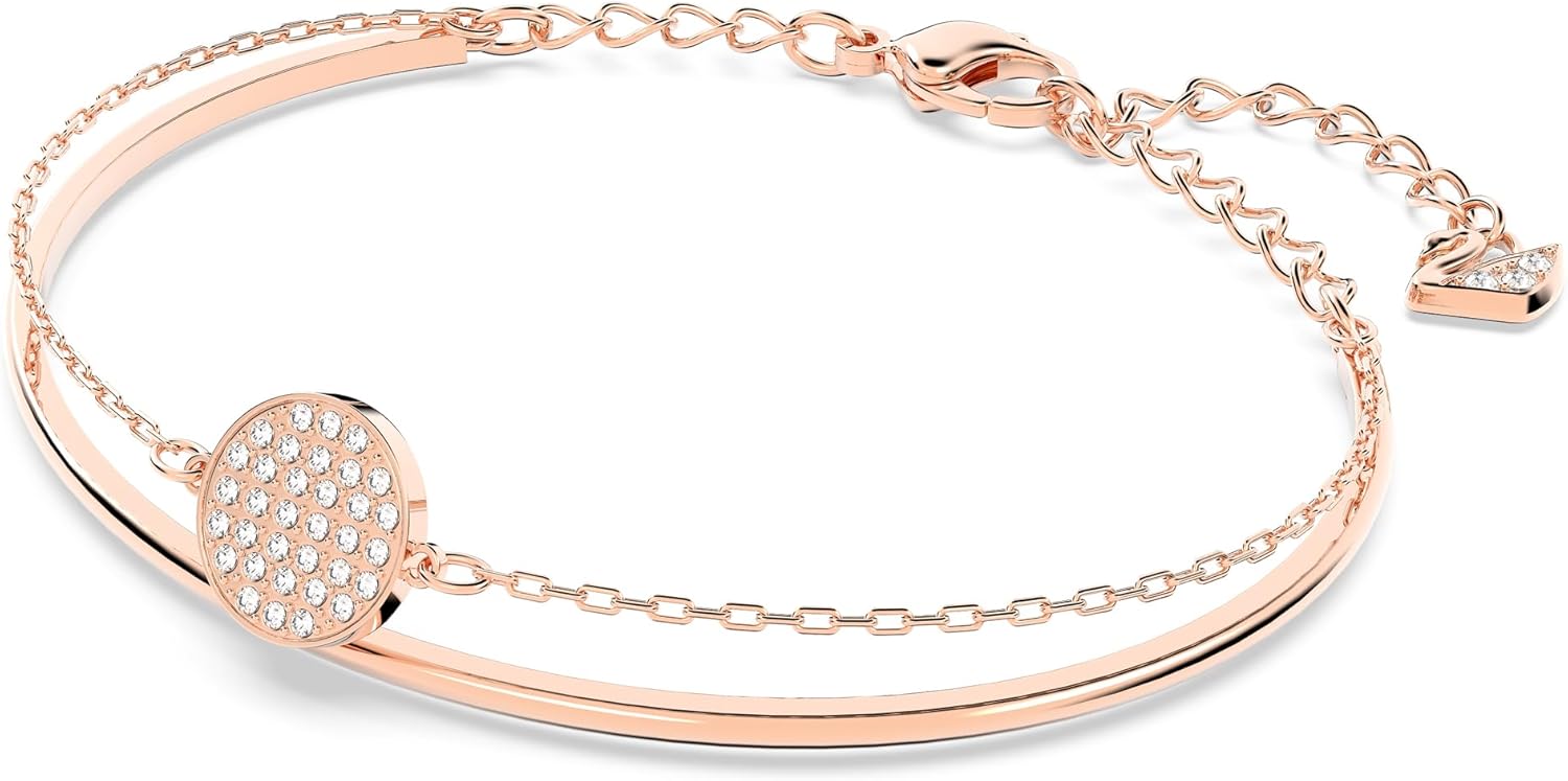 Swarovski Sublima Collection Bangle Sublima bracelet jonc Roségoldfarben plattiert Weiß