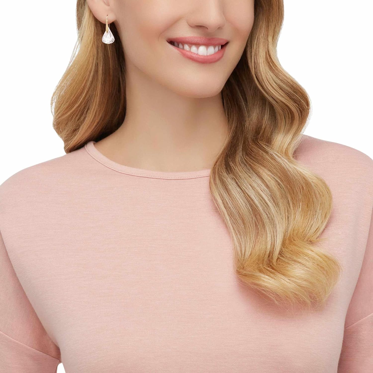 Swarovski Lunar Collection Lunar boucles d'oreilles pendantes rose