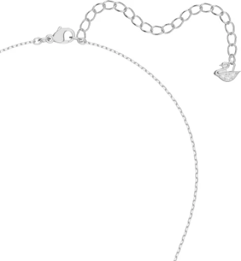 Swarovski Stilla Collection Set, White, Rhodium plated Moderne et élégant