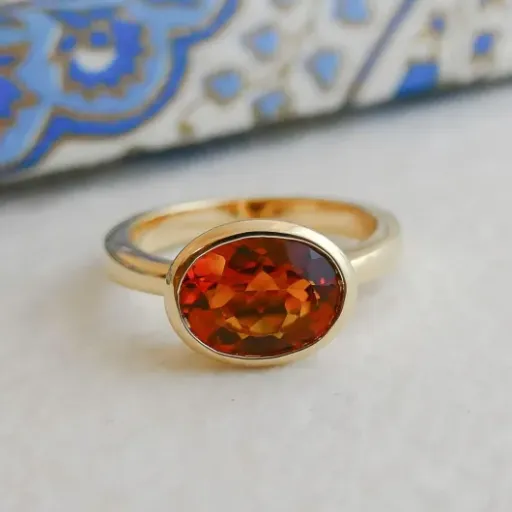 Test Bague Citrine Sophia Rose Jewellery : une bague qui en jette sans vider le compte