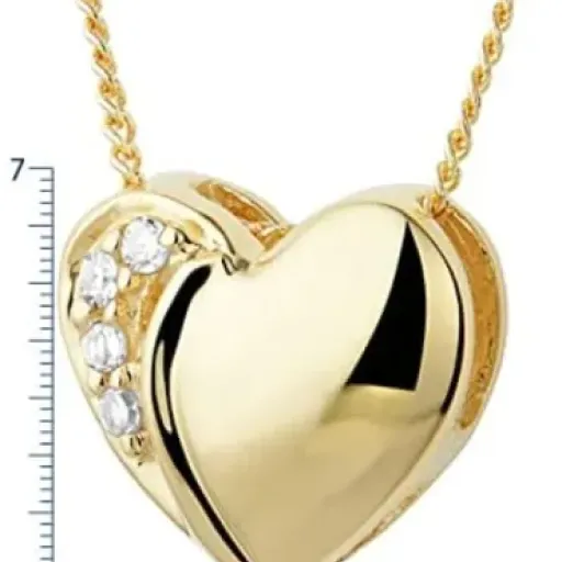 Test Miore Collier Cœur 4 diamants : joli petit pendentif, mais vraiment très discret