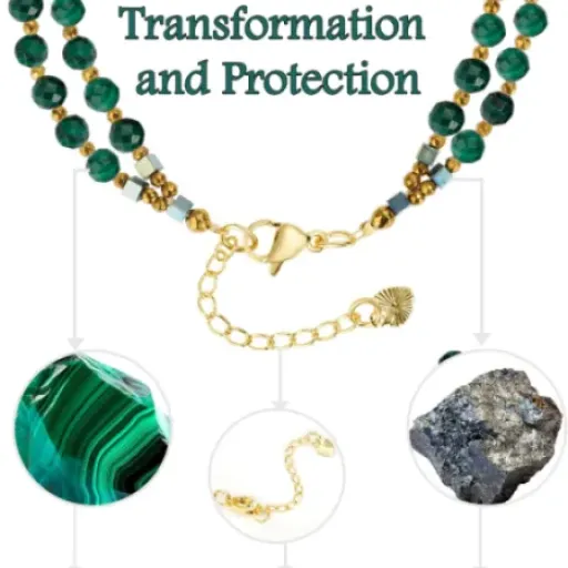 Test Farfume Bracelet Malachite 4mm : joli petit bracelet spirituel mais pas pour tous les poignets