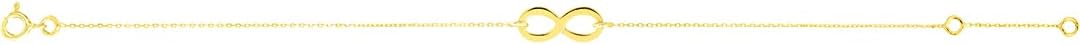 Bracelet Infini Or Jaune 18 Carats - Joaillerie Française - Lucky One