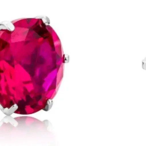 Test Orovi boucles d’oreilles rubis or blanc 9K : jolies au quotidien, mais attention à la solidité