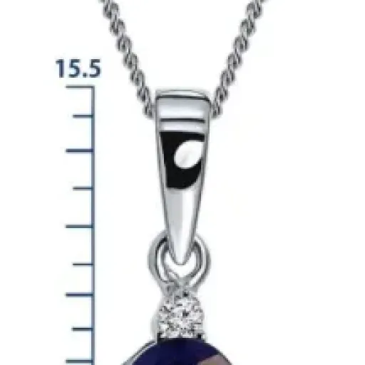 Test Collier MIORE Or blanc Saphir : un petit pendentif discret qui fait le job pour offrir