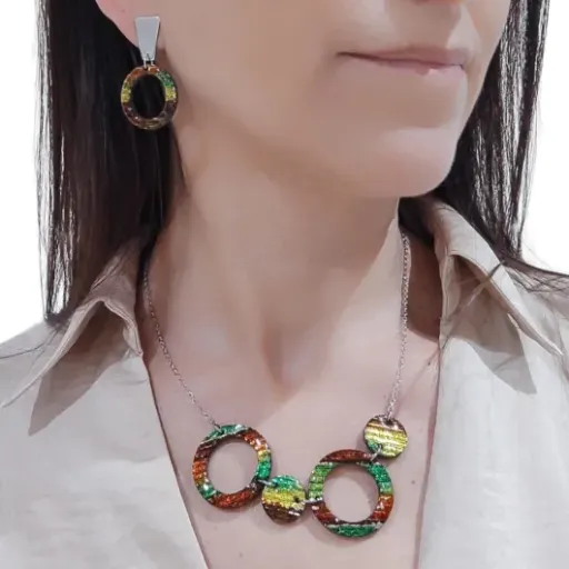 Test Ensemble de bijoux artisanaux en argile polymère : des pièces uniques pour ceux qui veulent sortir un peu du classique