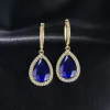 Test JewelryPalace Boucles d'oreilles Bleu Saphir : des pendantes qui en jettent sans ruiner le budget