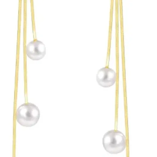 Test ALEXCRAFT Boucles d’Oreille Femme Perles Argent 925/Or : des pendantes légères qui font le job sans ruiner le lobe