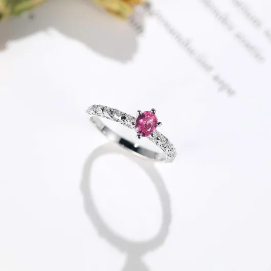 Aeici Bague pour femme en or jaune 18 carats, diamant rond 0,4 carat, taille 5–25, Or blanc 18 carats, Saphir Diamant,
