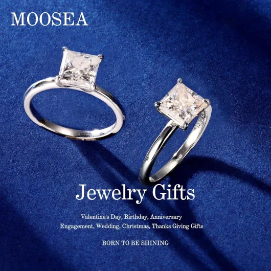Test MOOSEA Bague de fiançailles moissanite 2 carats : une alternative crédible au diamant sans exploser le budget