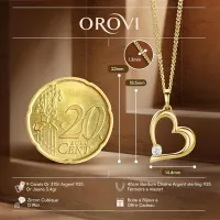 Test Orovi Collier Cœur Or 9 carats : un petit pendentif sympa mais pas parfait