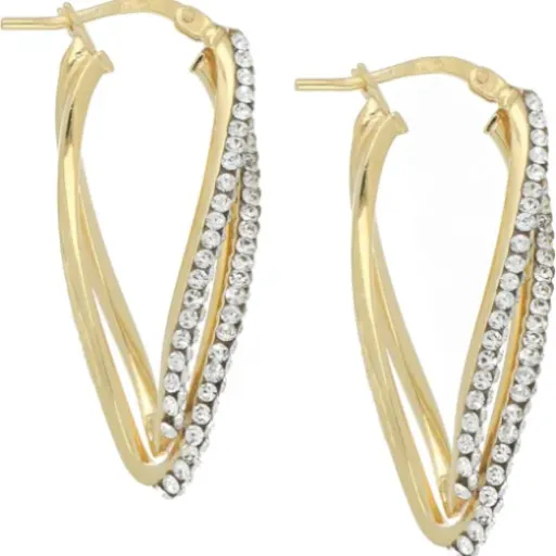 Test Boucle d'oreille en or 18 carats Dea Senia jaune : un look travaillé sans exploser le budget or massif