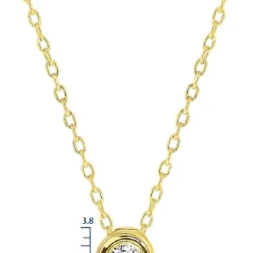 Test Collier MIORE Or 9 Carats & Diamant 0,04 ct : le petit pendentif qui fait le taf sans en mettre plein la vue