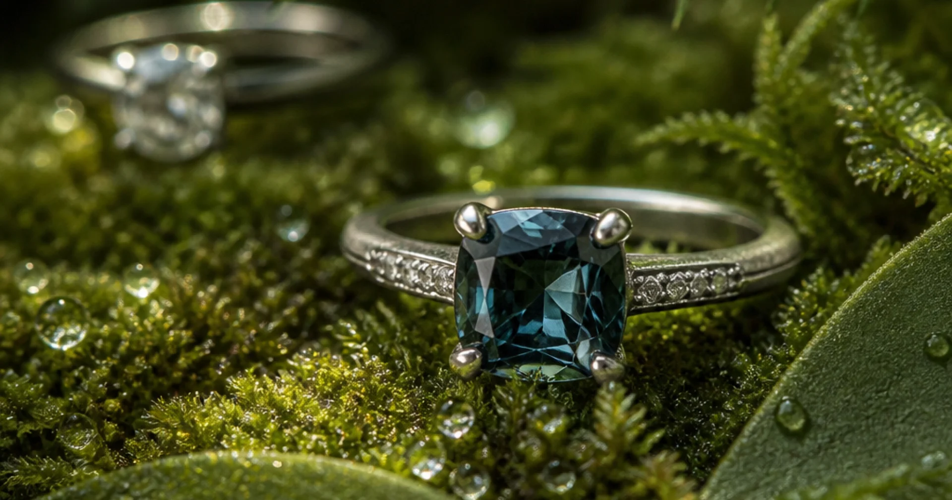 Fiançailles en couleur : pourquoi le saphir teal détrône le solitaire diamant