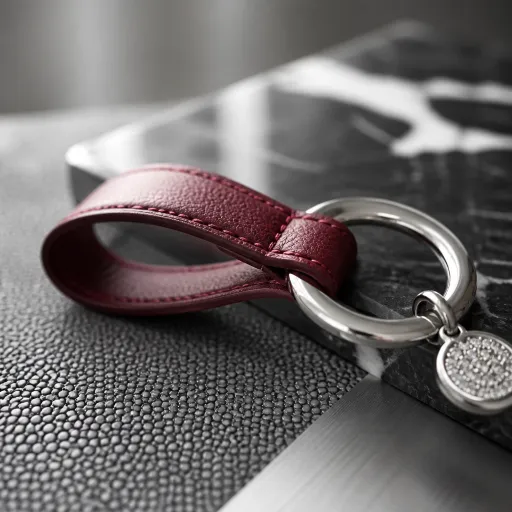 Porte clés en cuir : l’accessoire raffiné qui relie joaillerie, matières rares et style du quotidien